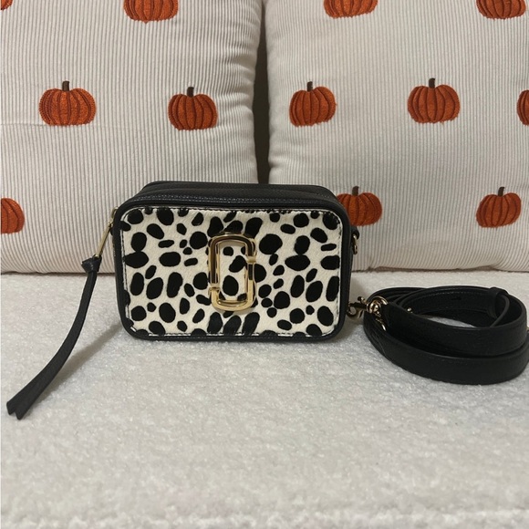 Leather Bag The Quilted Softshot 17 MARC JACOBS The Softshot Pearl